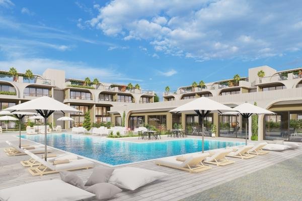 GİRNE BAHÇELİ BÖLGESİNDE LUKS MODERN TASARIM PROJE