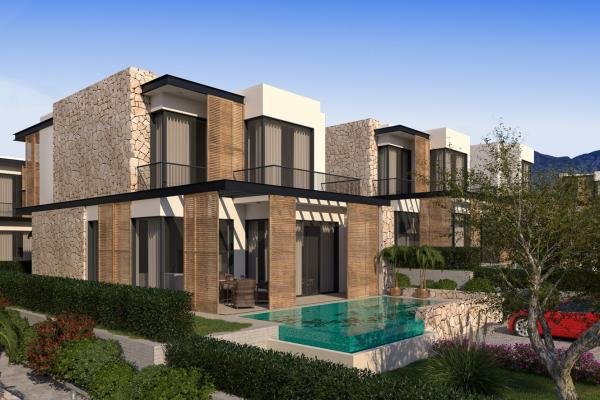 GİRNE OZANKÖY BÖLGESİNDE PROJEDEN SATILIK VİLLALAR