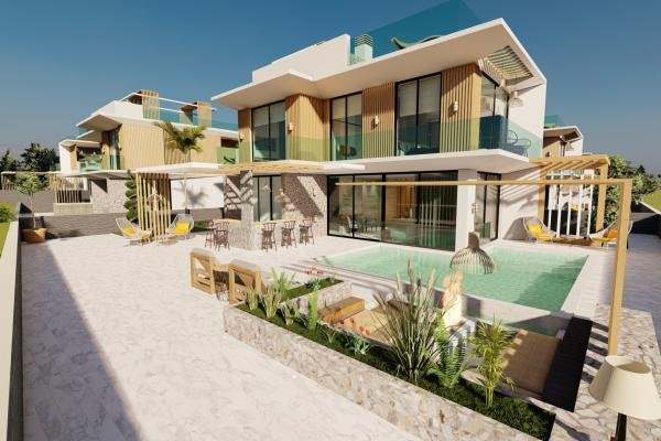İSKELE BOĞAZ'DA PROJEDEN SATILIK ULTRA LÜX VİLLALAR
