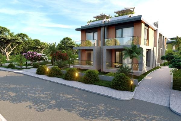 GİRNE ALSANCAK BÖLGESİNDE PROJEDEN SATILIK 2+1 HAVUZLU DAİRELER