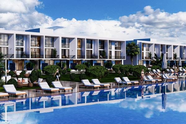 İSKELE LONG BEACH BÖLGESİNDE PROJE AŞAMASINDAN SATILIK LÜX DAİRELER