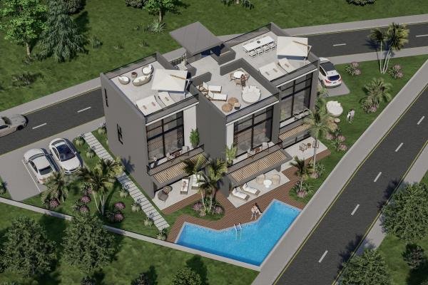 GİRNE ESENTEPEDE PROJE AŞAMASINDAN SATILIK 1+0  DAİRE