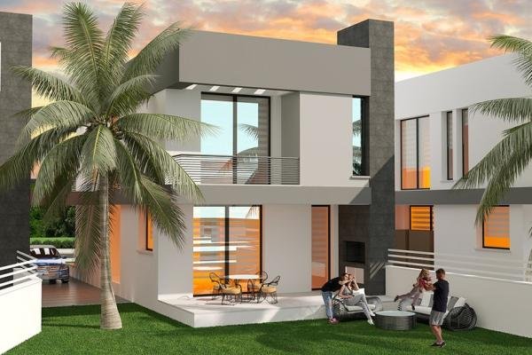 LEFKOŞA YENİKENT'TE SATILIK HAZIR 3+1 LÜKS VİLLA