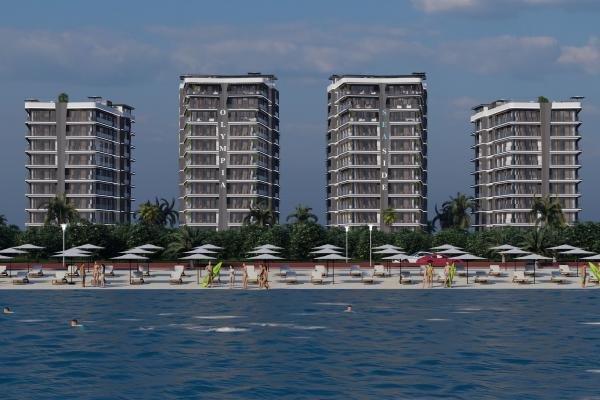 KIBRIS'IN HUZUR DOLU YERİ GAZİVEREN BÖLGESİNDE KONSEPT PROJEDEN SATILIK LÜKS STUDİO DAİRELER
