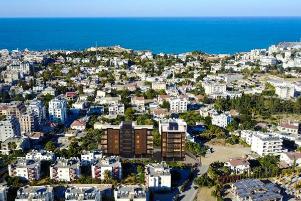 GİRNE MERKEZDE SATILIK 2+1 LÜKS HAZIR DAİRELER