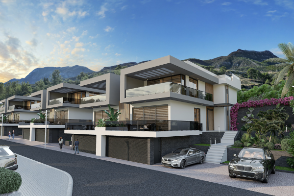 GİRNE MERKEZDE SATILIK 2+1 VE 3+1 VİLLALAR İLE MODERN YAŞAMA ADIM ATIN!