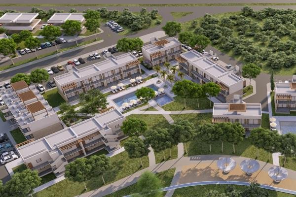 GAZİMAĞUSA TATLISU'DA DENİZ VE DAĞ MANZARALI 1+1 DELUXE LOFT DAİRE