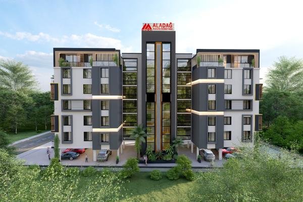 GİRNE MERKEZ'DE TAŞINMAYA HAZIR SATILIK 1+1 LÜX DAİRE