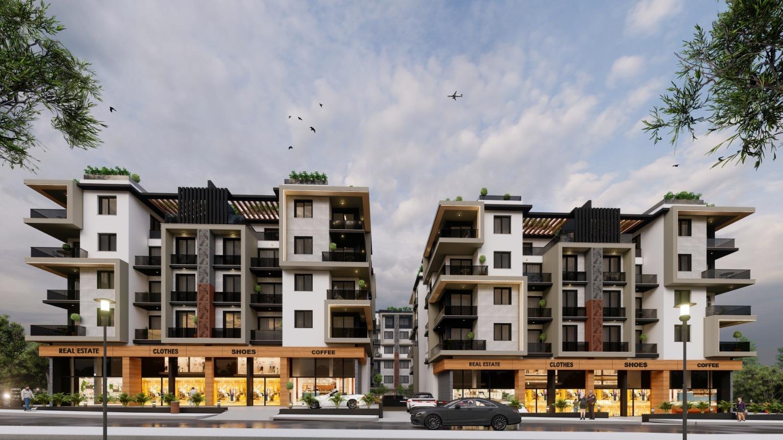 GİRNE MERKEZ'DE PROJE AŞAMASINDAN ÖDEME PLANI İLE SATILIK DAİRELER