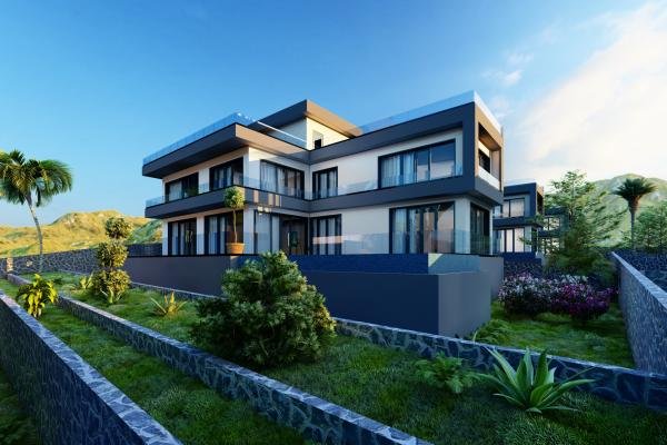 GİRNE EDREMİT BÖLGESİNDE SATILIK ÖZEL HAVUZLU 4+1 MODERN VİLLALAR